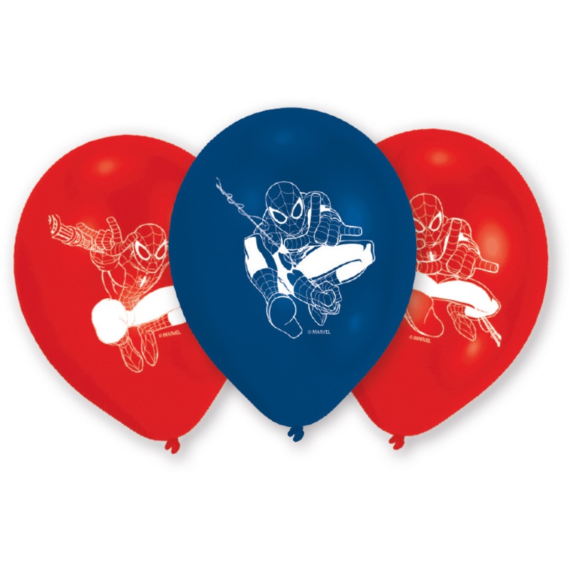 6 Spiderman On A Mission balloons 23 cm
