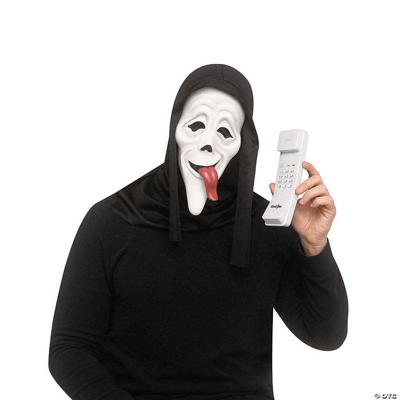 Adults Scary Movie Wassup! Mask & Phone Costume Accessory Kit