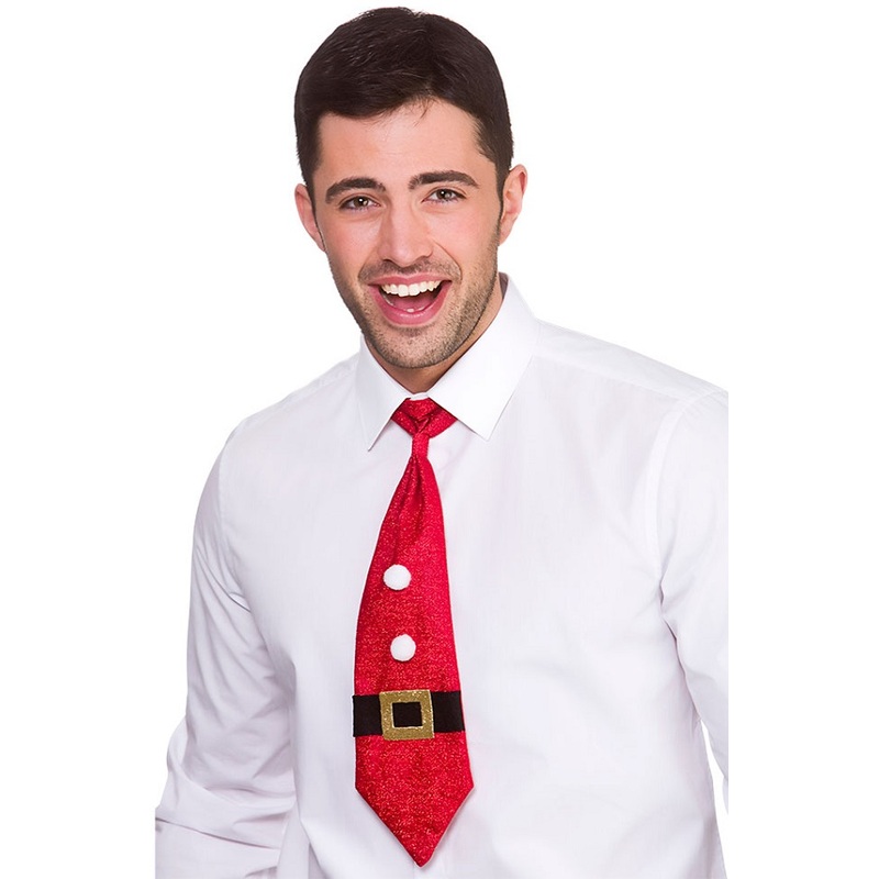 Glitter Christmas Tie – Santa