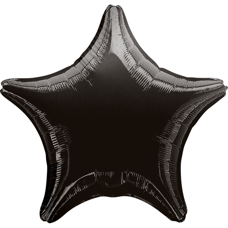 Sparkling Star balloon black 48cm