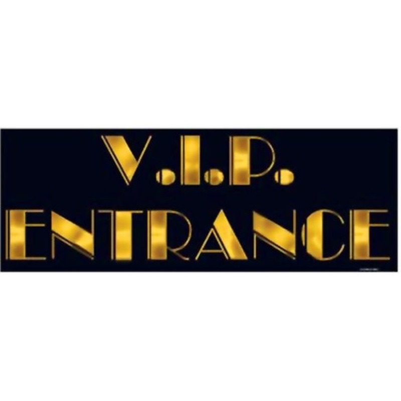 VIP Celebrity Entrance door sign 20 x 56cm