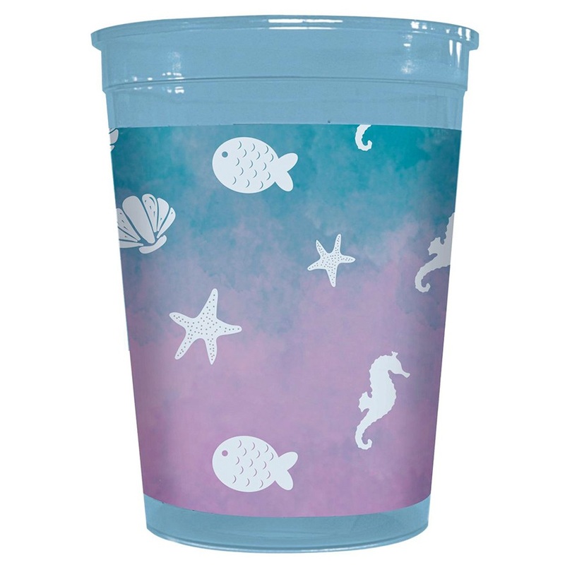 1 Elegant Mermaid cup reusable 320ml