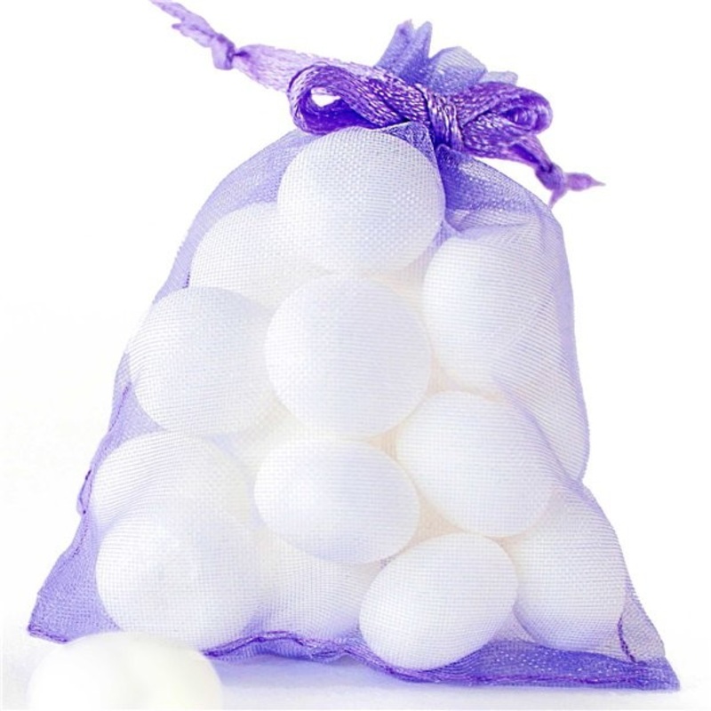 10 purple organza bags Melody 7cm x 10cm