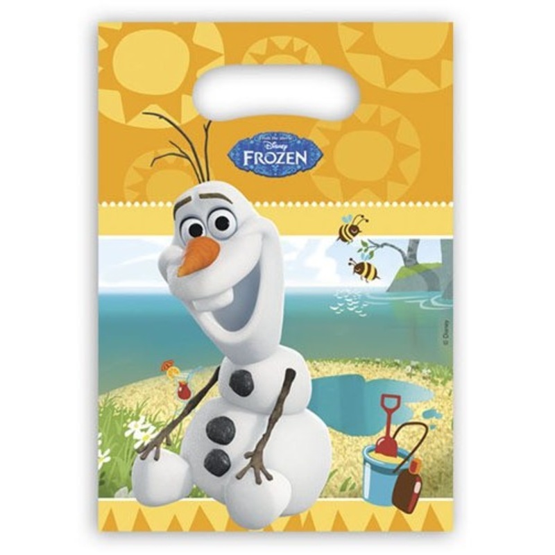 6 Olaf’s summer party gift bags