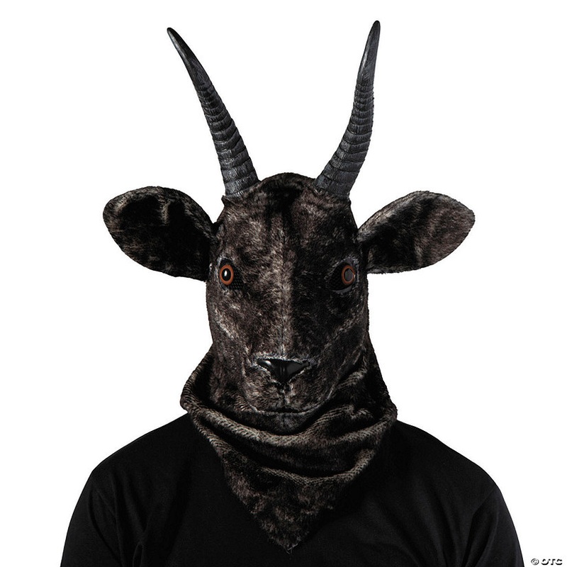 Adults Goat Moving Mouth Overhead Mask – One Size