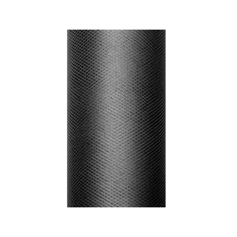 Tulle fabric Luna black 9m x 50cm
