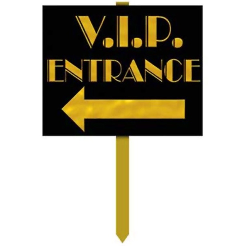 VIP entrance sign 38cm