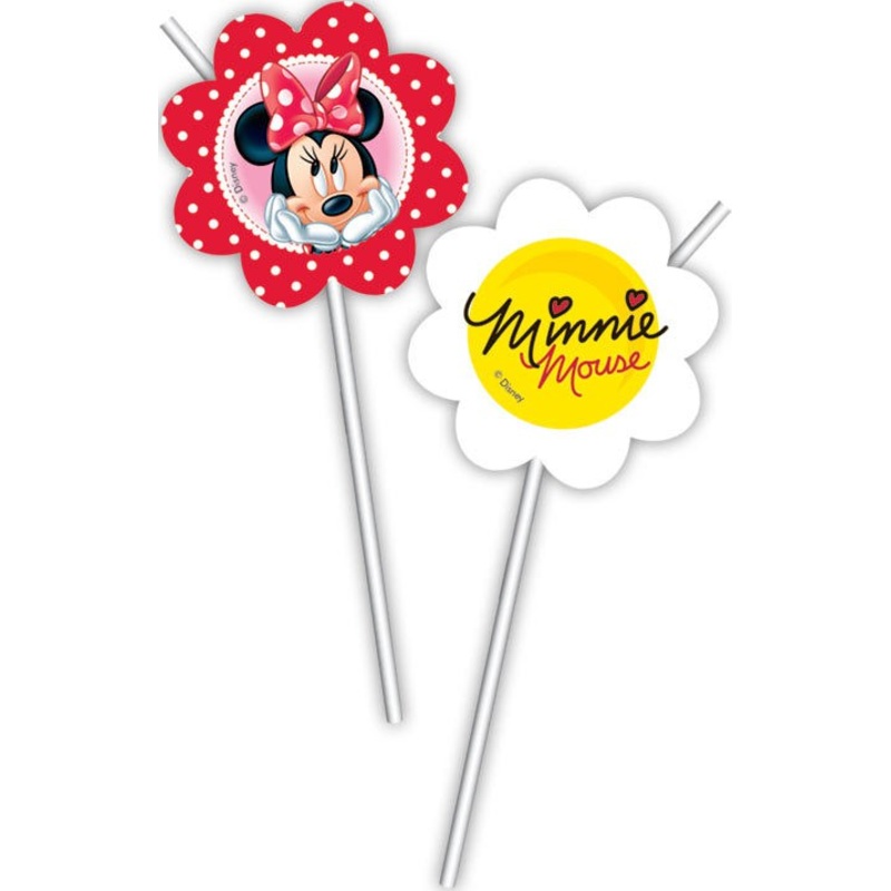6 Minnies Bistrot straws 24cm