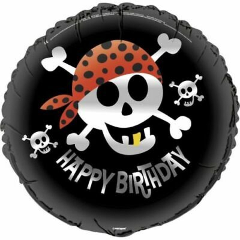 Pirate Fun Happy Birthday Balloon – 18 Balloon