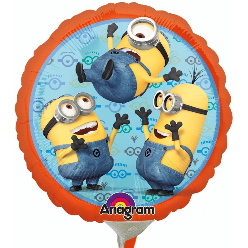 Stick balloon crazy minion trio