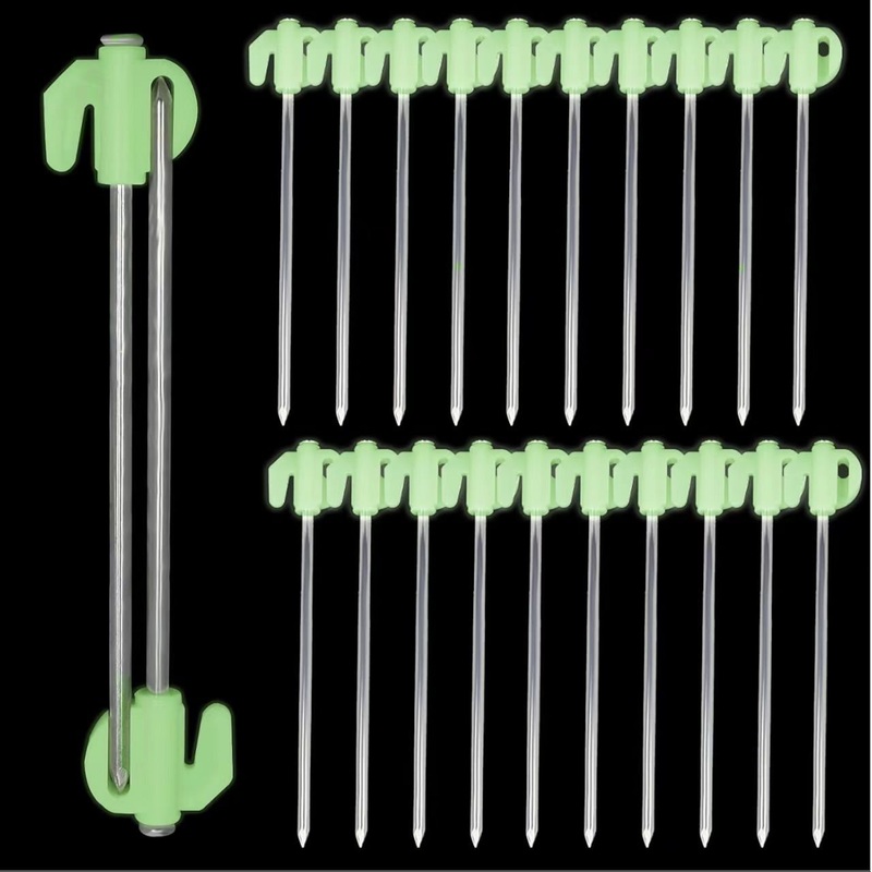 Tent Stakes Stakes Heavy Duty Metal Spikes Ground Anchor Peg Tent Spikes Garden