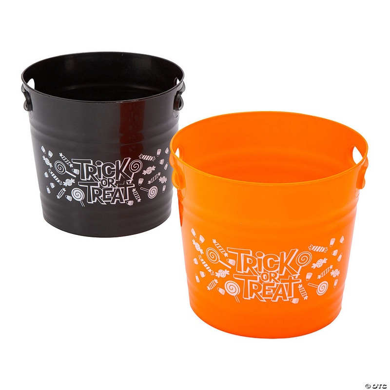 Trick or Treat Candy Bucket Assortment – 4 Pc.