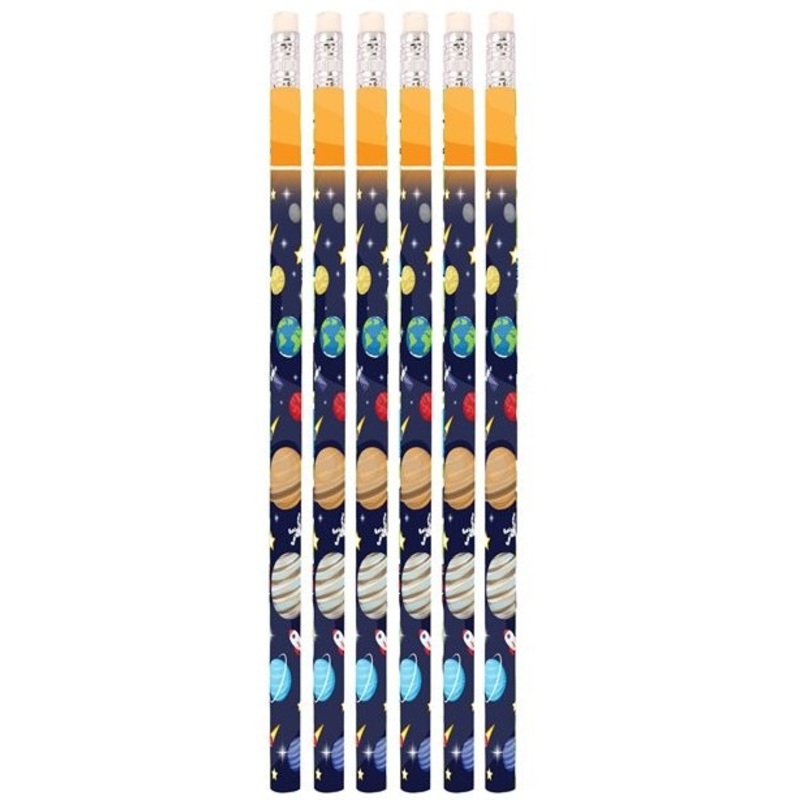 6 space pencils