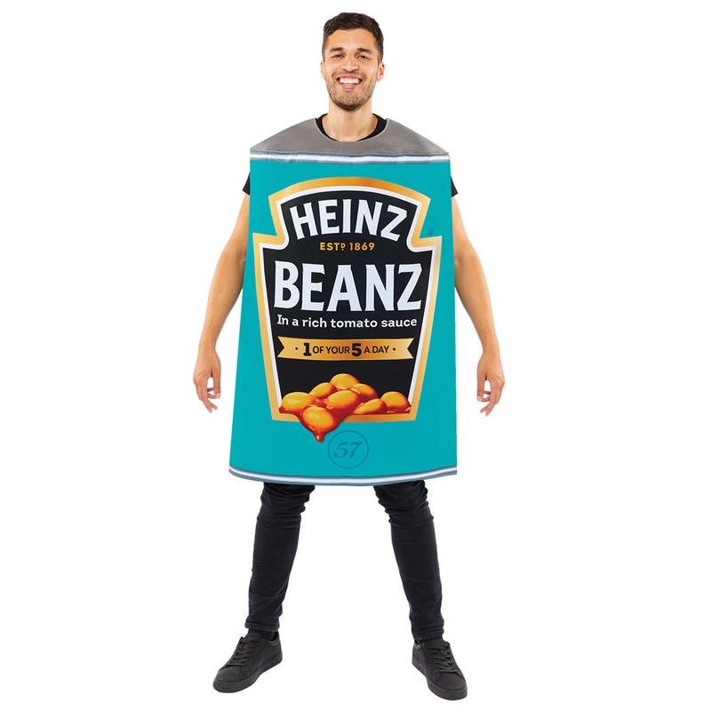 Adult’s Heinz Beanz costume