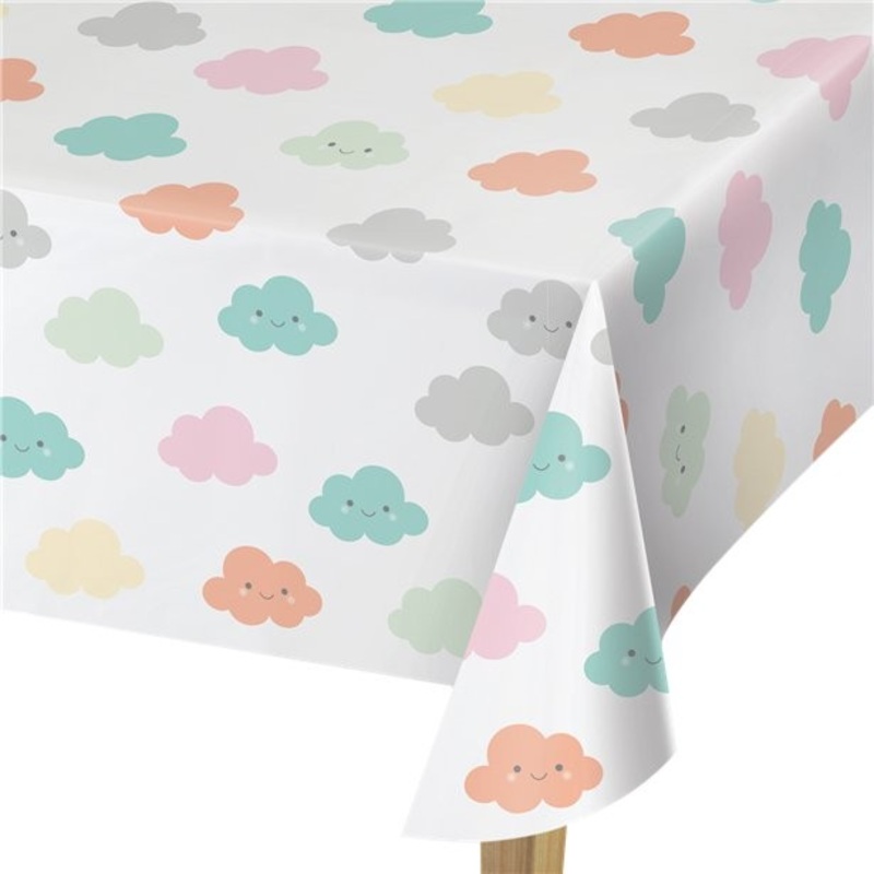 Small cloud baby shower tablecloth 2.6m