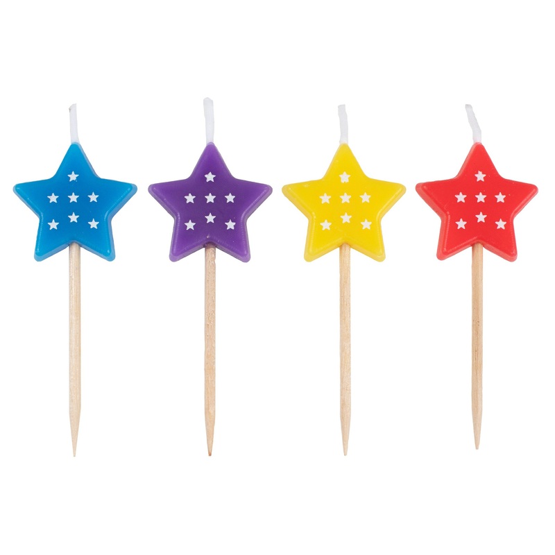 8 Starshine cake candles