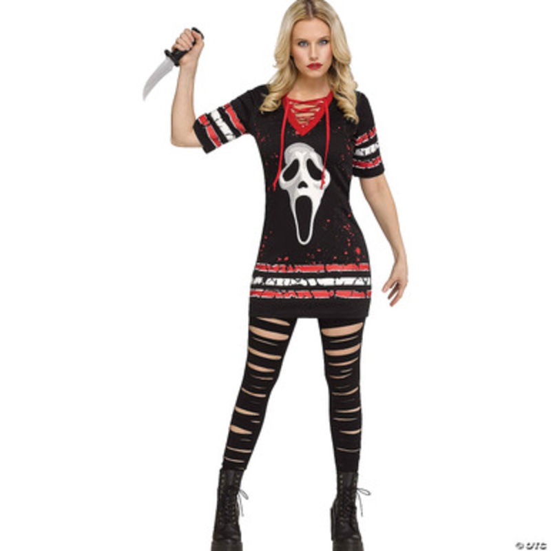 Ghost Face Dress Costume – Adult Small