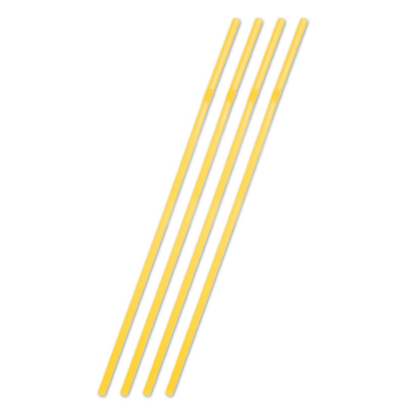25 jumbo straws orange 44cm