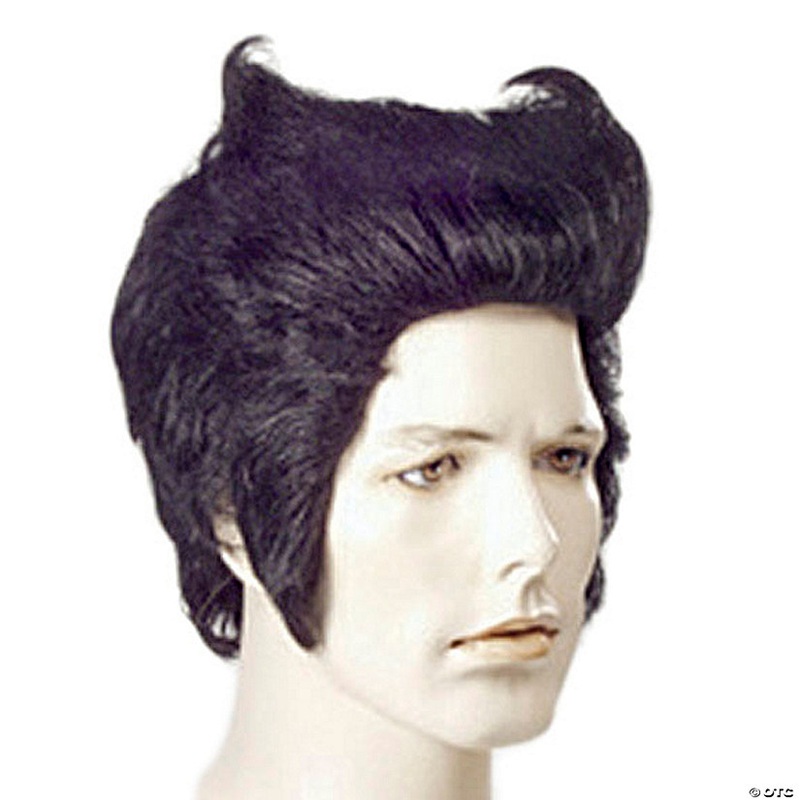 Adults Black Wolf Spike Wig