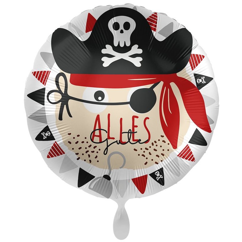 Folien Ballon Piraten Party Peaky Alles Gute