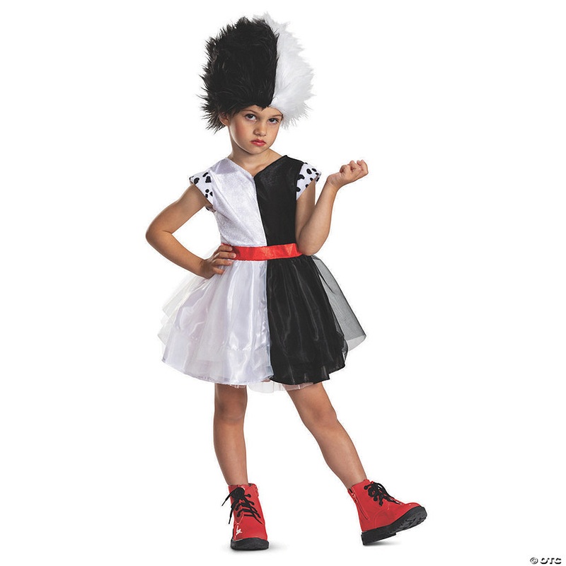 Girl’s Toddler Classic Disney’s 101 Dalmatians Cruella Costume