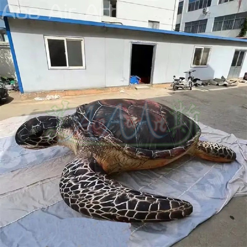 Outdoor Decoration Realistic Inflatable Turtle Giant Inflatable Turtles Animal for Party Yard Decoration