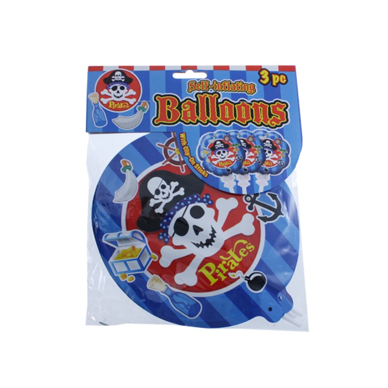 Pirates Self Inflating Balloon – 3 Pack