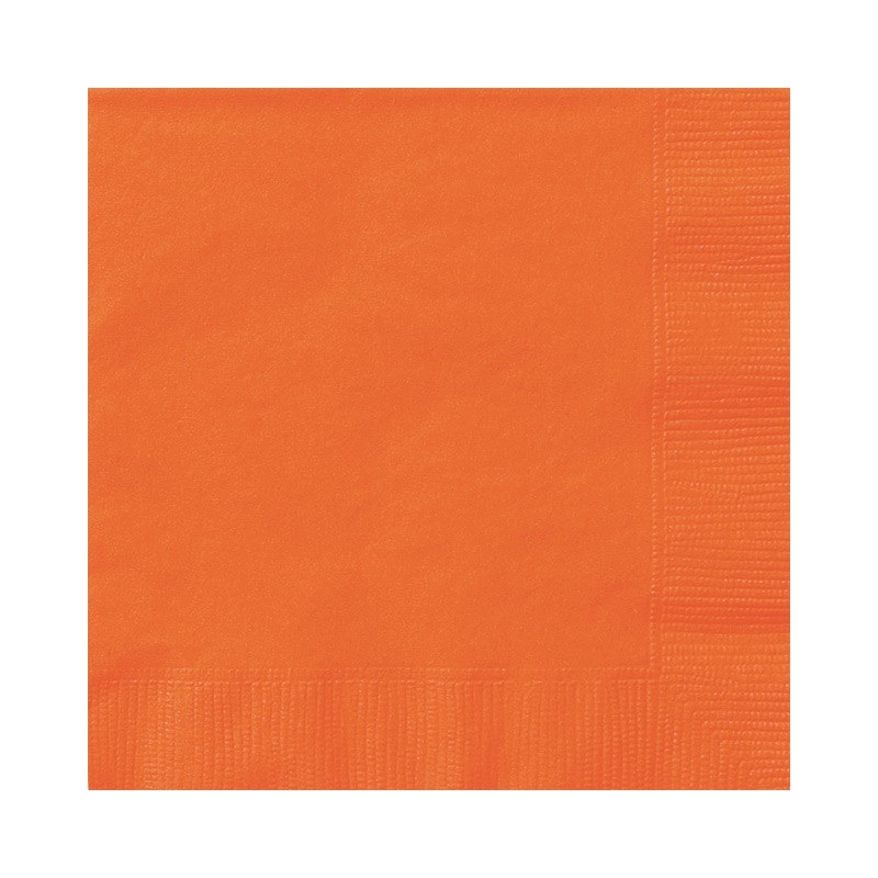 20 napkins Vera orange 25cm