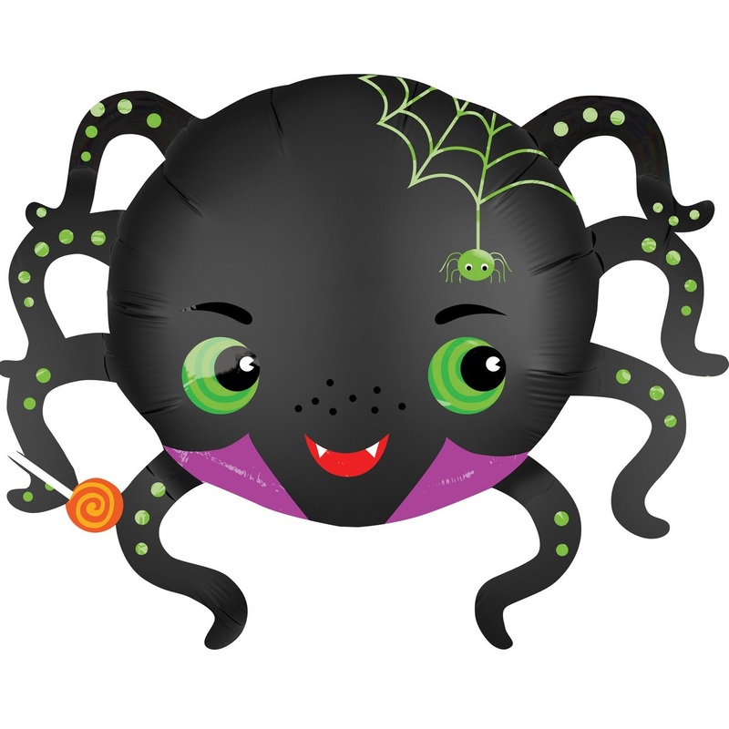 Foil balloon vampire spider 73 x 58cm