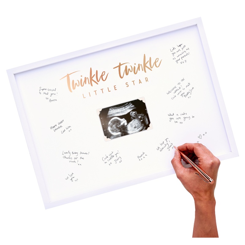 Newborn Star guest book 44 x 32cm