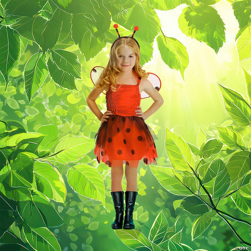 Red and Black Ladybug Girl Child Halloween Costume – Small