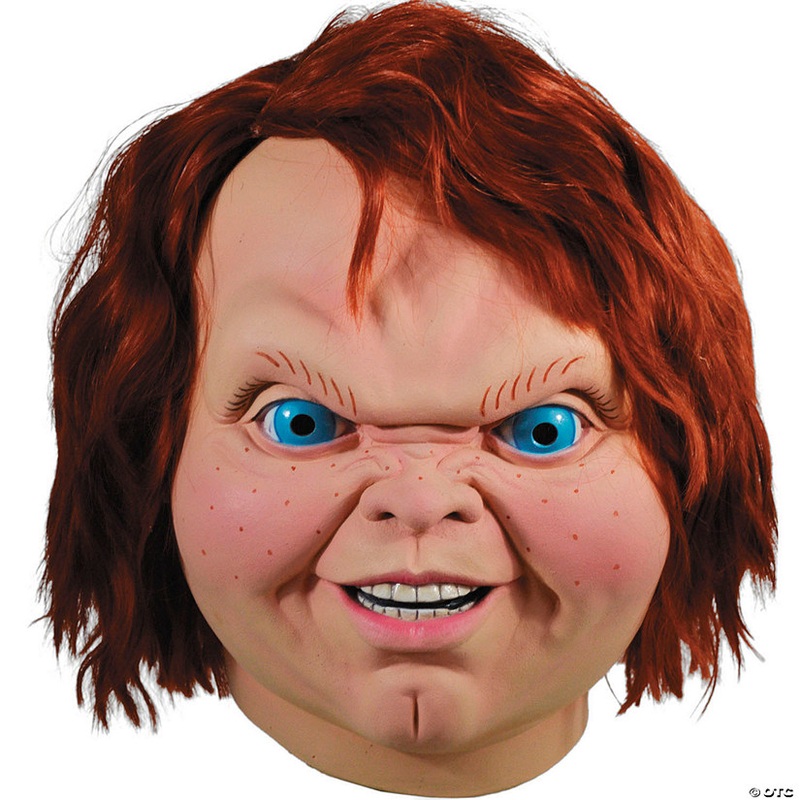 Adults Kids Play 2 Chucky Overhead Latex Mask – One Size