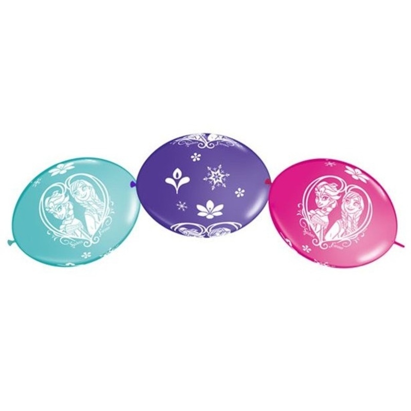 10 Frozen Ahtohallan garland balloons 30cm