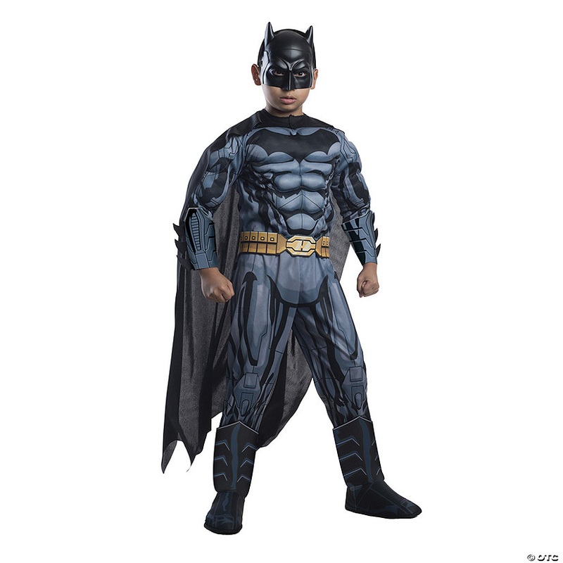 Boy’s Deluxe Photo-Real Muscle Chest Batman Costume