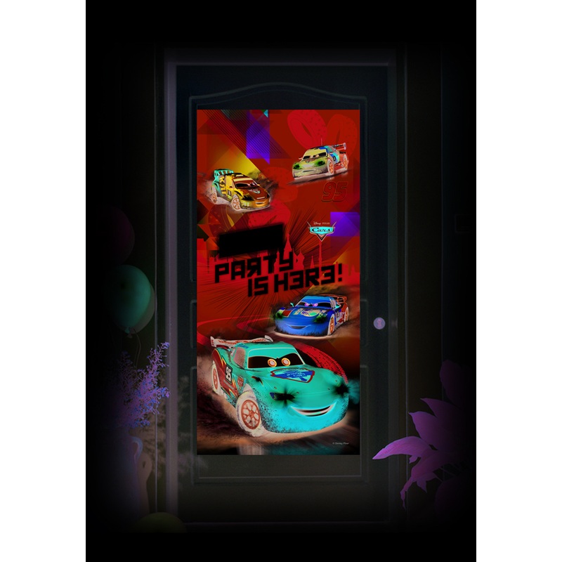 Cars Ice Racer Customizable door poster 76 x 150cm