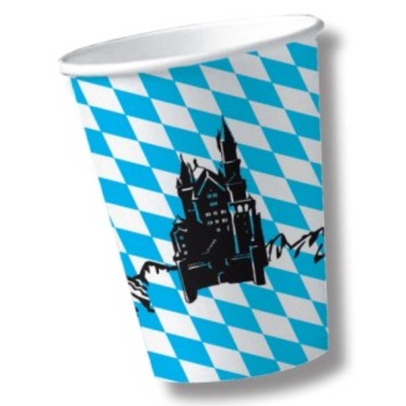 10 Oktoberfest Gaudi paper cups 200ml