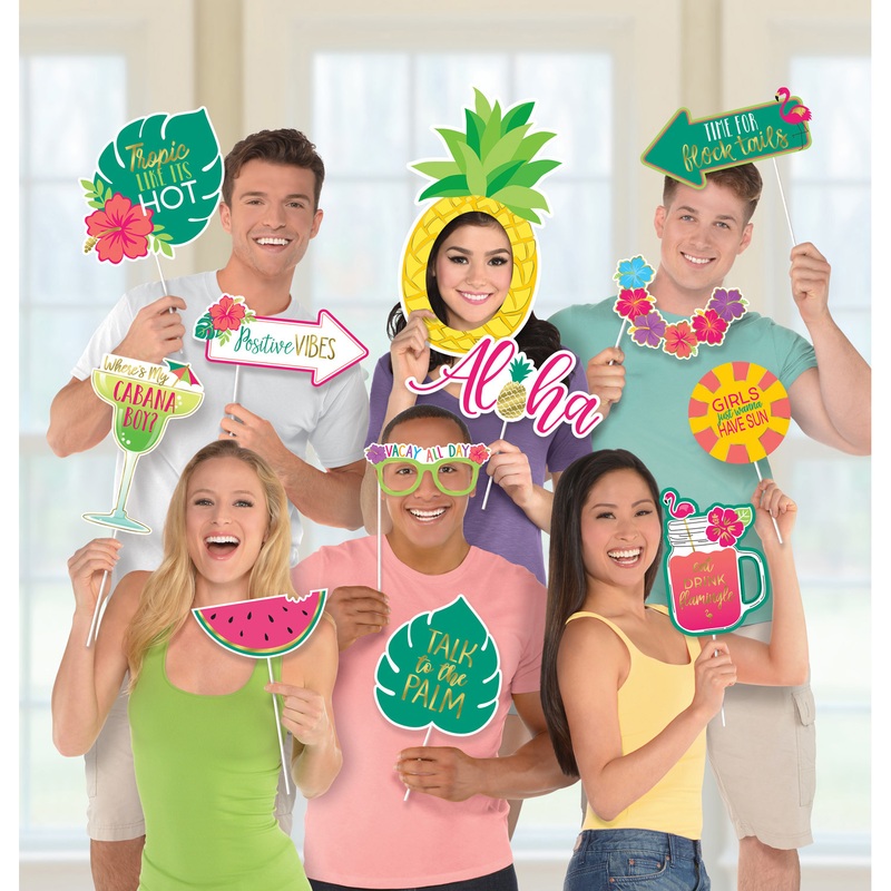 12 photo box props Aloha Island