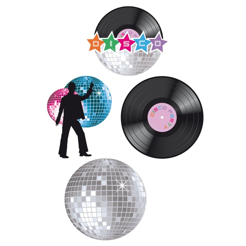 4 disco vibes murals