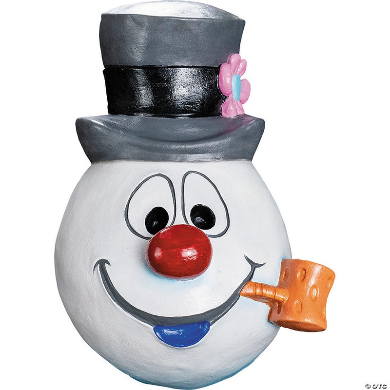 Adults Frosty the Snowman Frosty Latex Mask – One Size