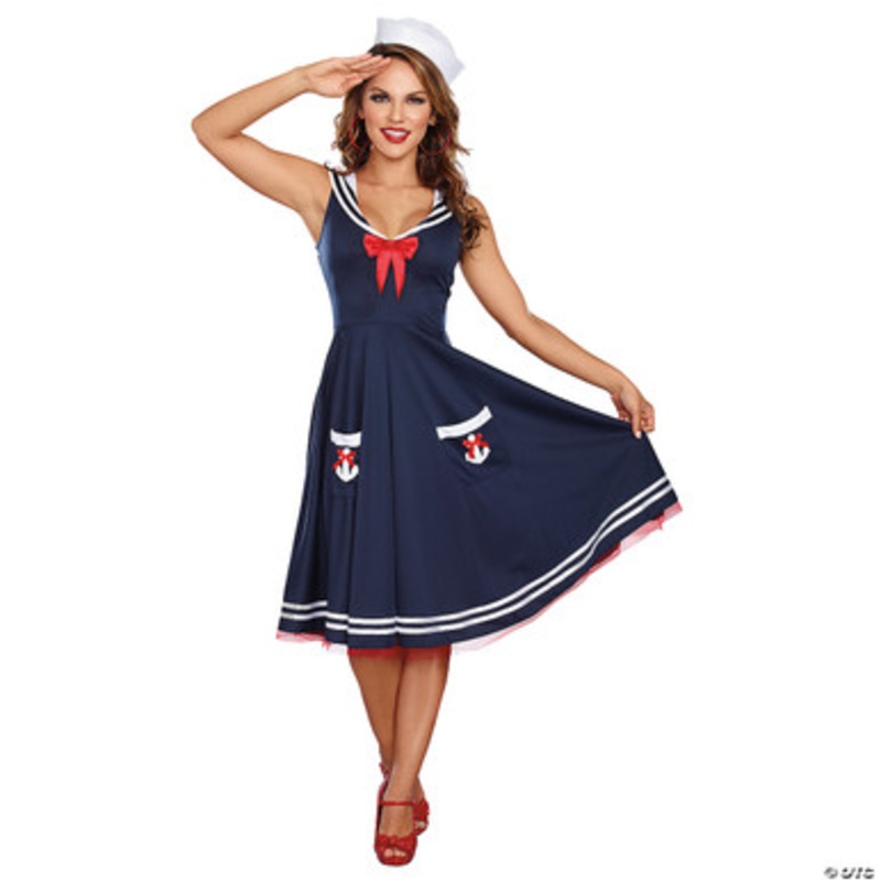 All Aboard Sailor Costume Women’s  Small