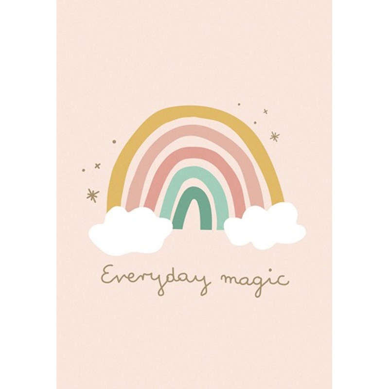 6 rainbow coloring pads A4