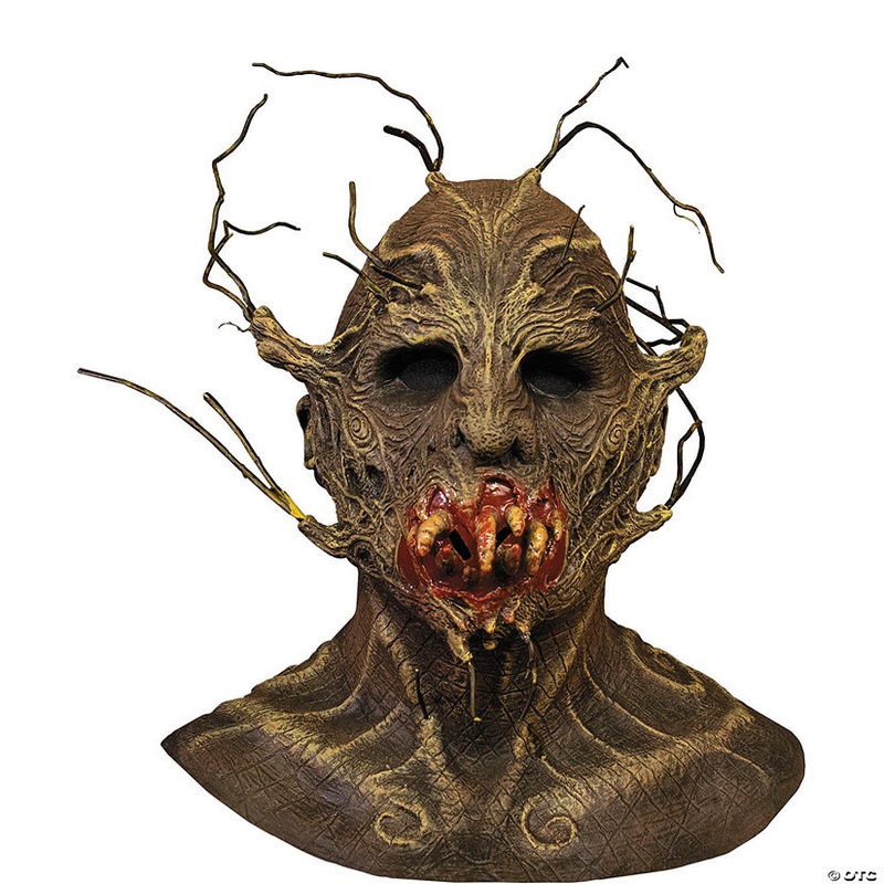 Adults The Terror of Hallow’s Eve Scarecrow Overhead Mask – One Size