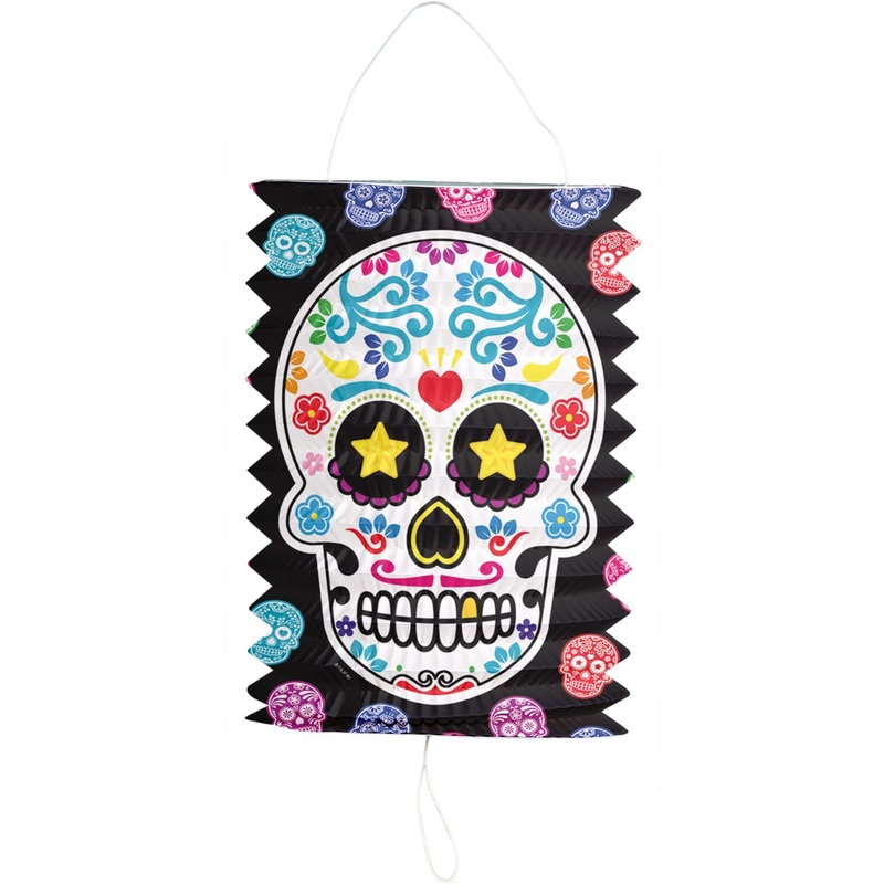 Day of the Dead Lantern Skull 16cm