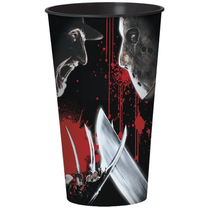 Jason versus Freddy plastic cup 900ml