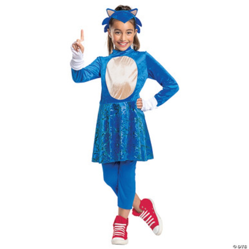 Sonic 2 The Movie Sonic Girl’s Costume  Small