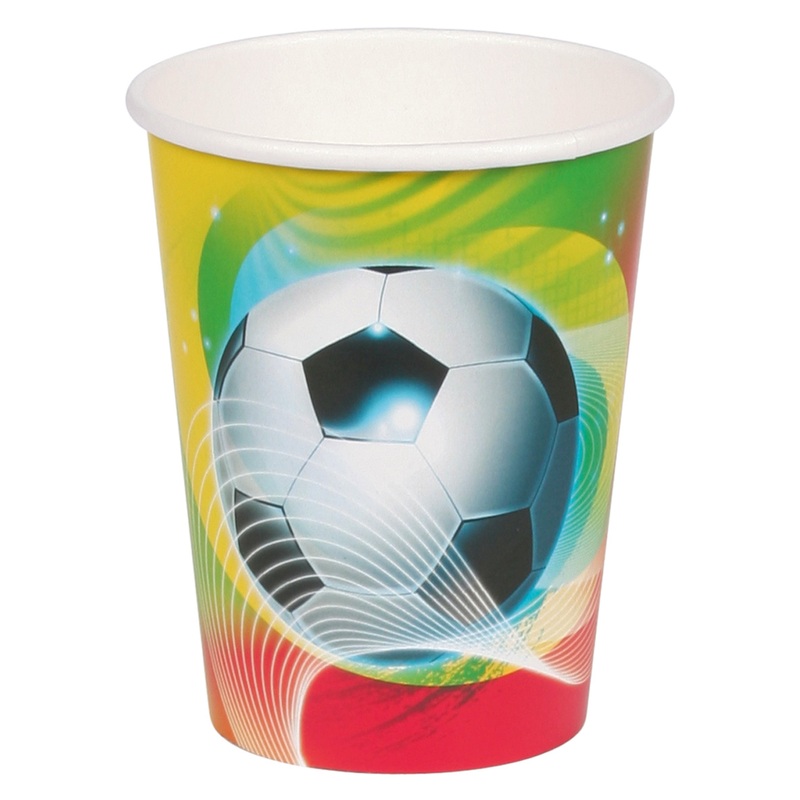 8 Partytime soccer cups