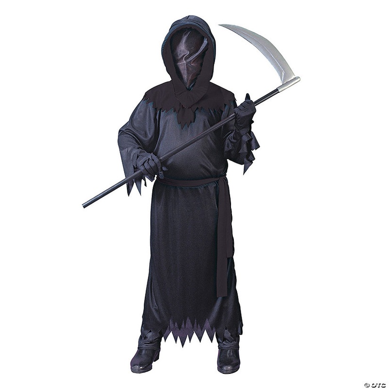 Boy’s Black Phantom Costume|MEDIUM|LARGE