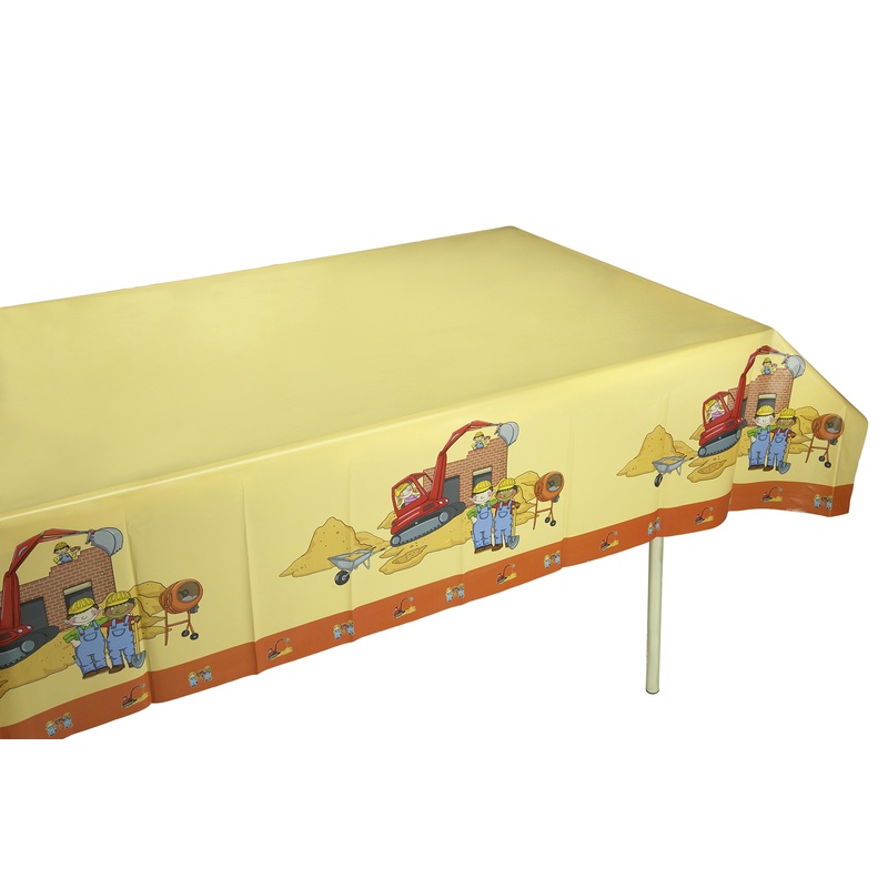 Tablecloth construction site children’s birthday 120x180cm