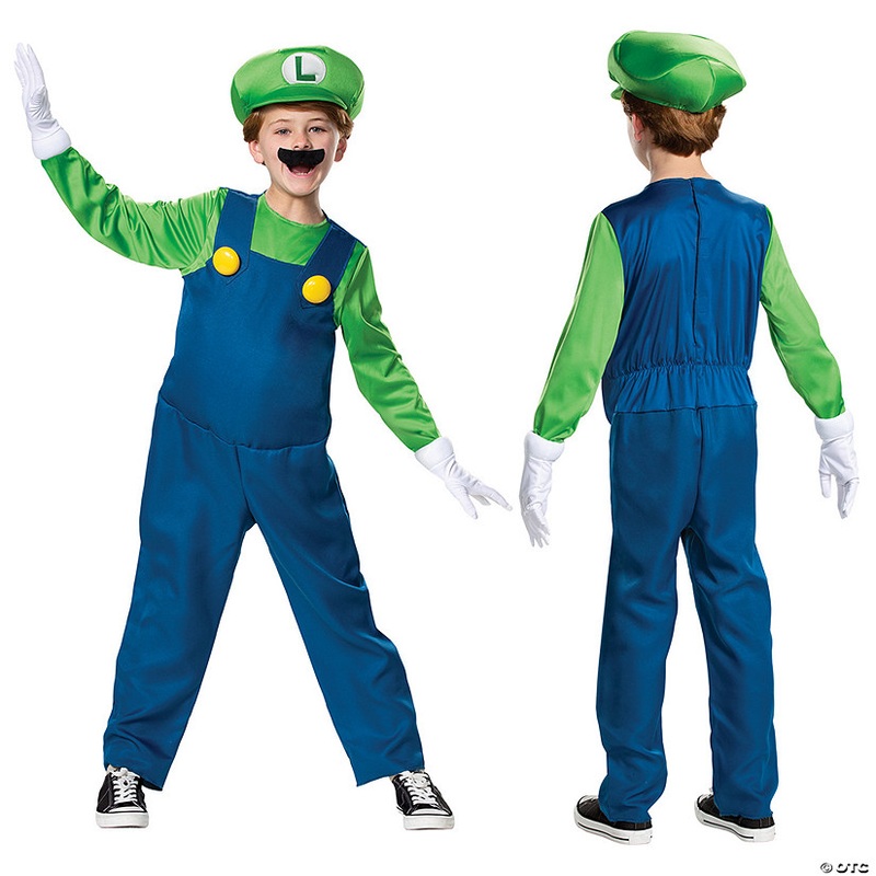 Boy’s Deluxe Super Mario Bros. Luigi Costume