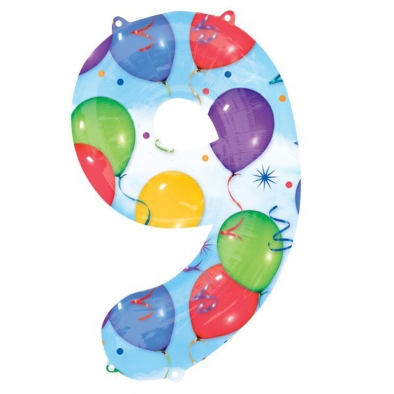 No9 Supershape Foil Balloon – 35